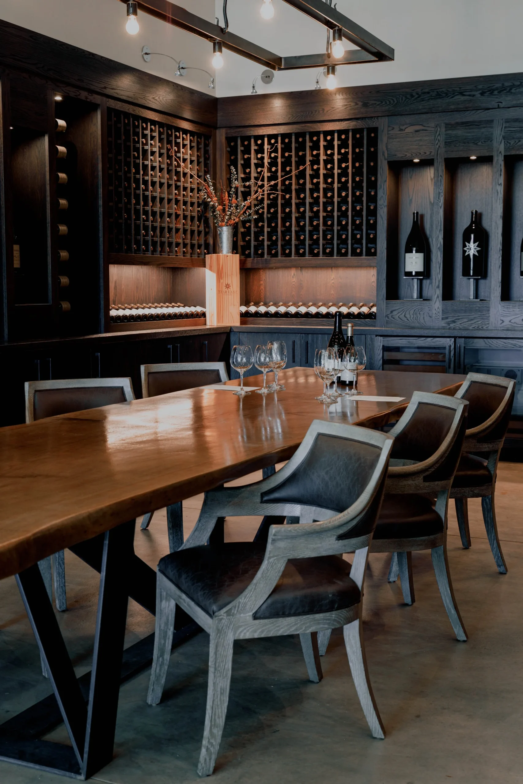 A private seated tasting at Dierberg
